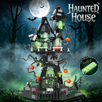 Haunted House Building Blocks with Light