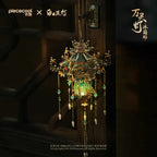 Spirit Lantern Metal 3D Puzzle Refrigerator Magnet With Light DIY Fridge Decor