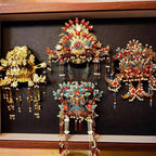 Phoenix Crown Metal 3D Puzzle Refrigerator Magnet DIY Decorative Fridge Magnet