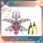 Gemsect Metal 3D Insect Magnetic Brooch Fridge Magnet Bag and Scarf Accessory