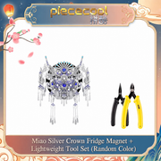 E Miao Silver Crown With Tools