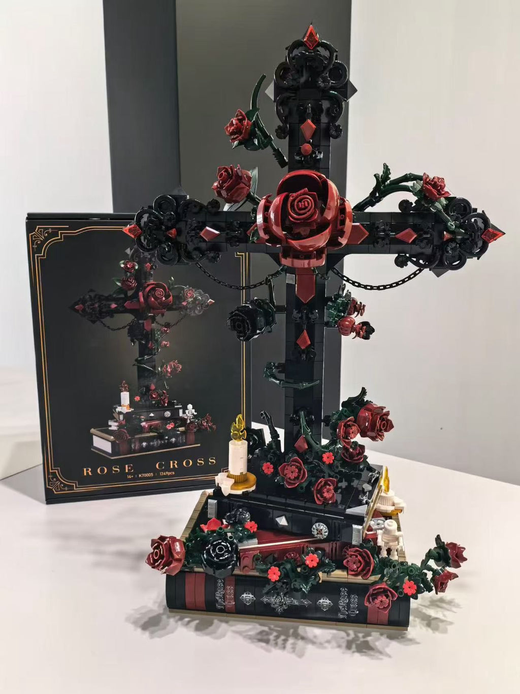 Gothic Rose Building Blocks Collection DIY Display Models