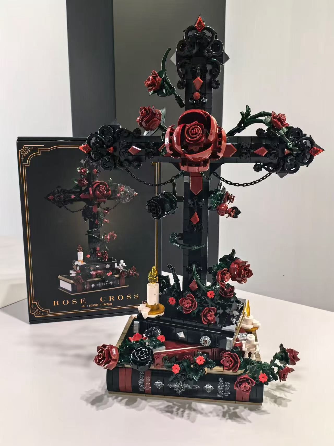 Gothic Rose Building Blocks Collection DIY Display Models