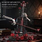 Gothic Rose Violin Display Building Blocks