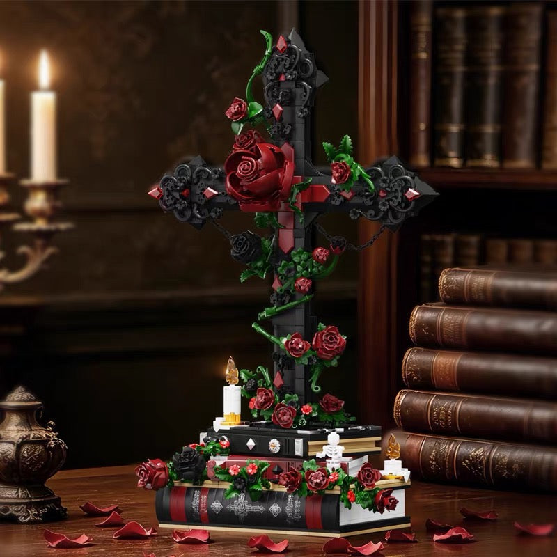 Gothic Rose Cross Building Blocks
