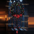 Gothic Rose Star Ring Building Blocks