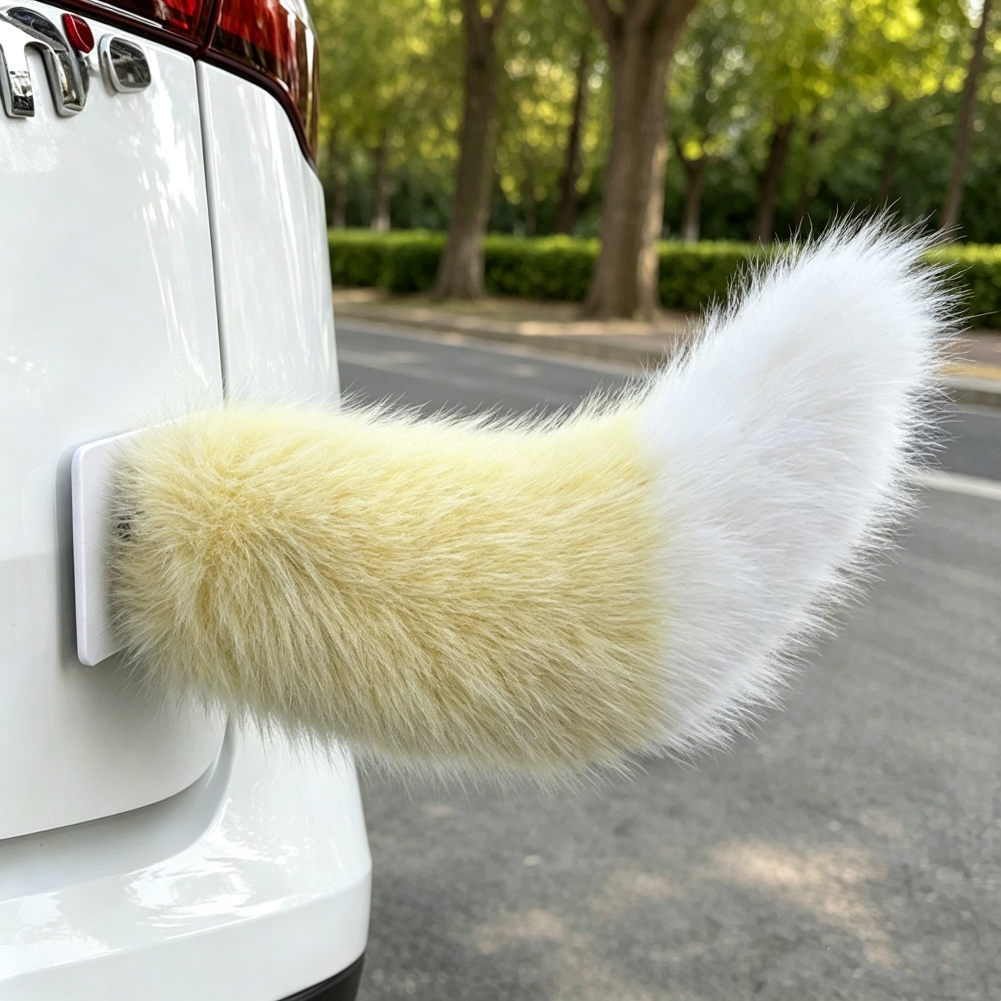 Wagging Car Tail Decoration with Voice & Remote Control