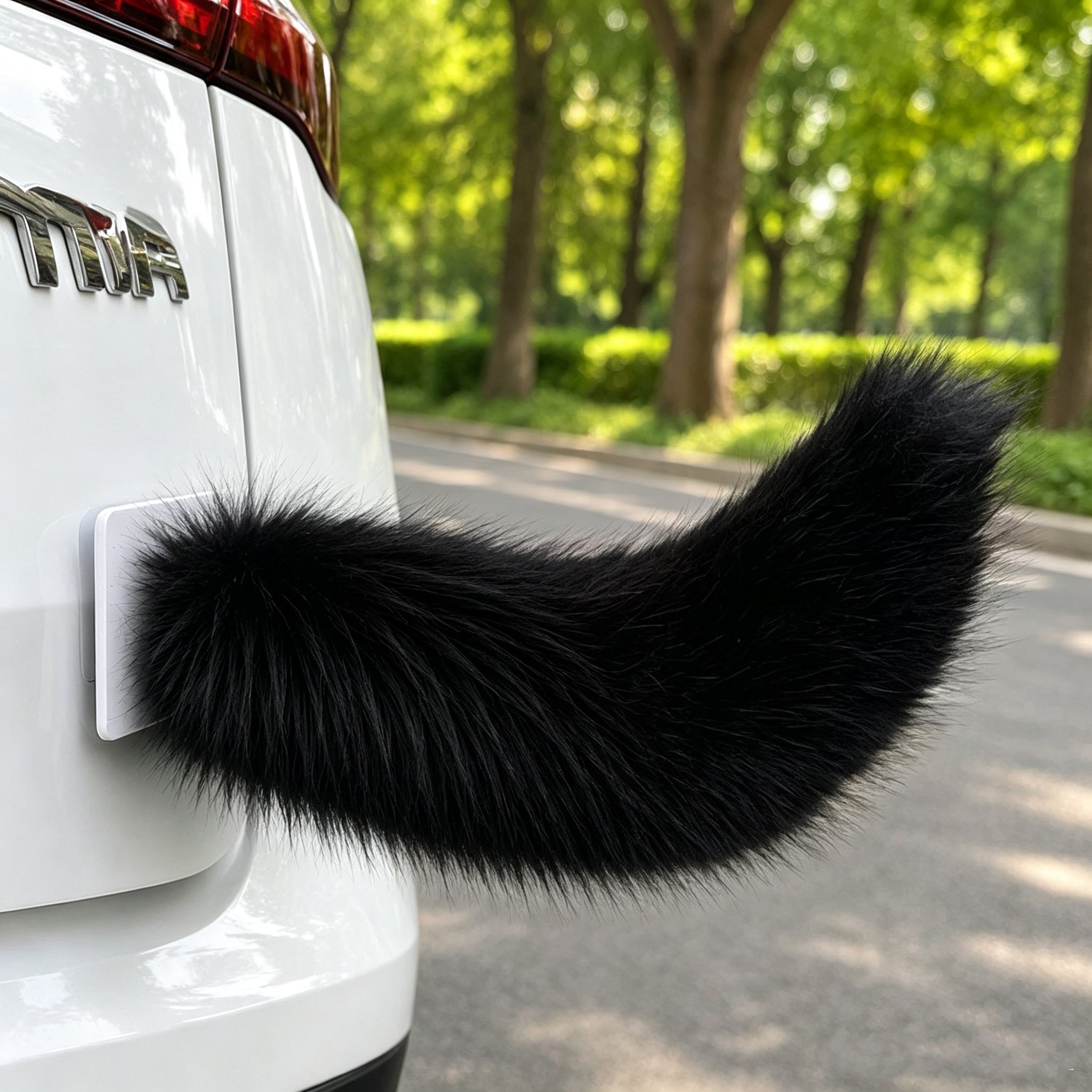 Wagging Car Tail Decoration with Voice & Remote Control