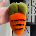 Fluffy Carrot Bag Charm