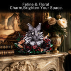 Maine Coon Cat Flower Building Blocks