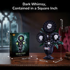 Gothic Skeleton Sunflower Building Blocks
