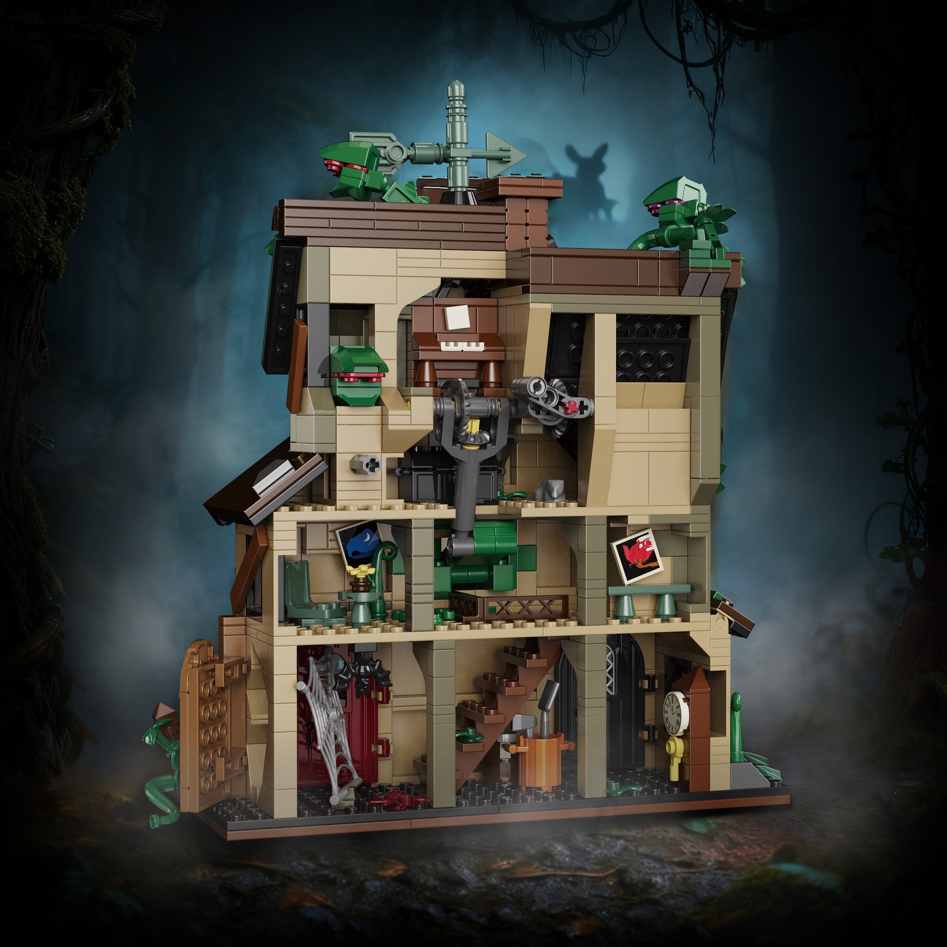 Glow Carnivorous Plant House Building Blocks
