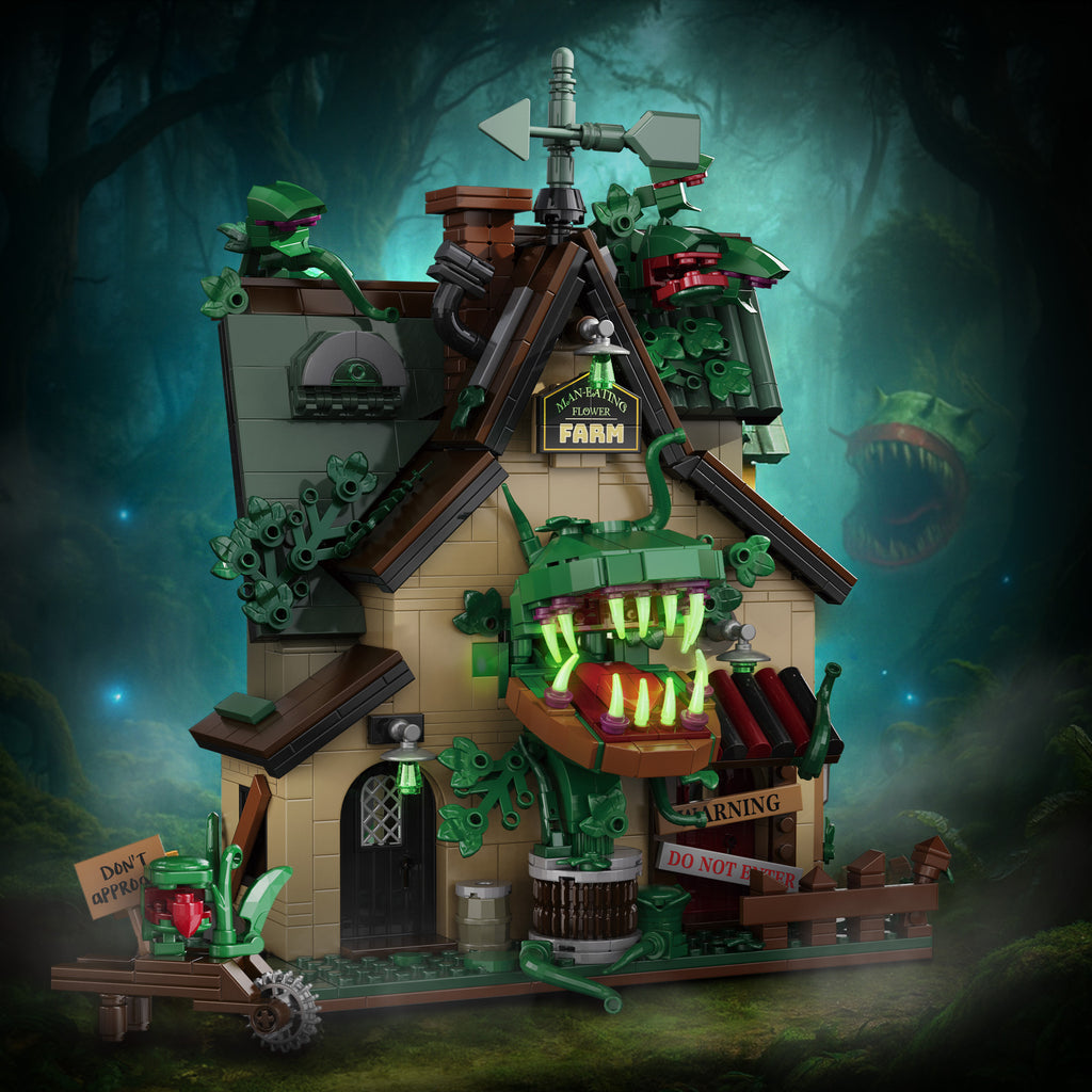 Glow Carnivorous Plant House Building Blocks