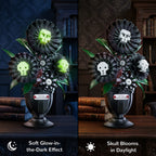 Gothic Skeleton Sunflower Building Blocks