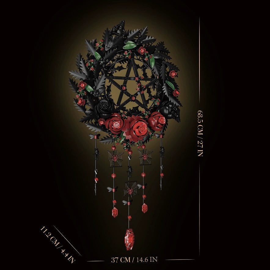 Gothic Rose Building Blocks Collection DIY Display Models