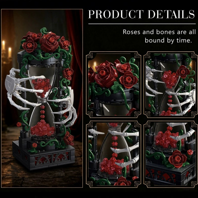 Gothic Rose Building Blocks Collection DIY Display Models