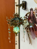 Spirit Lantern Metal 3D Puzzle Refrigerator Magnet With Light DIY Fridge Decor