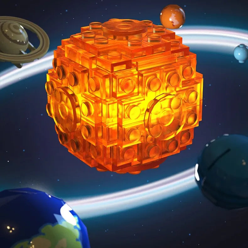 Rotating Solar System Building Blocks