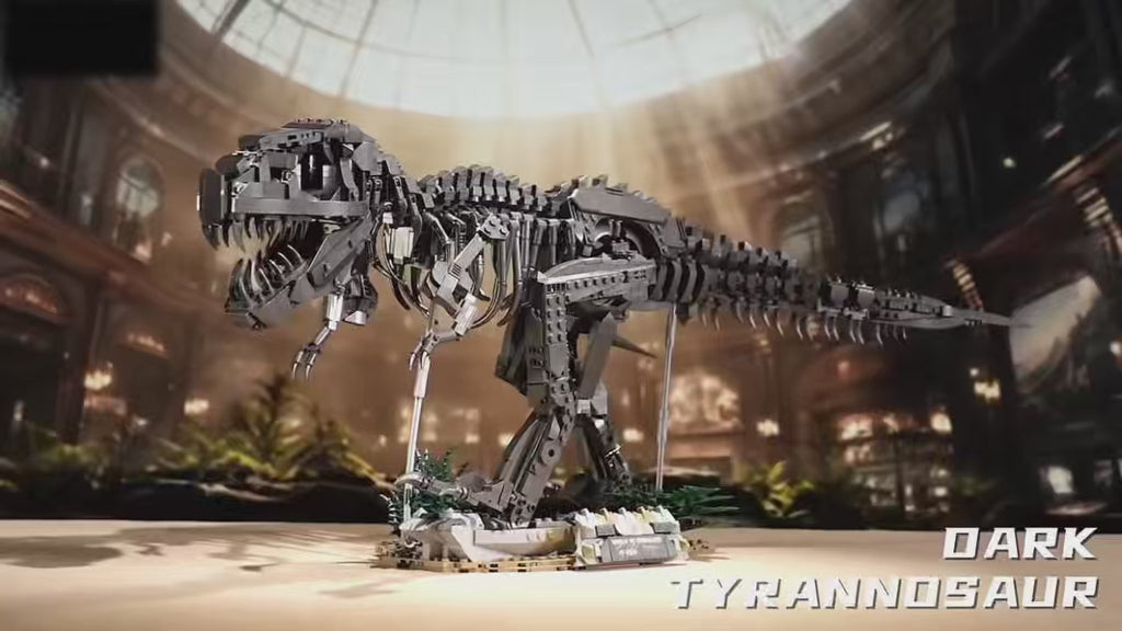 Dark Tyrannosaur Building Blocks