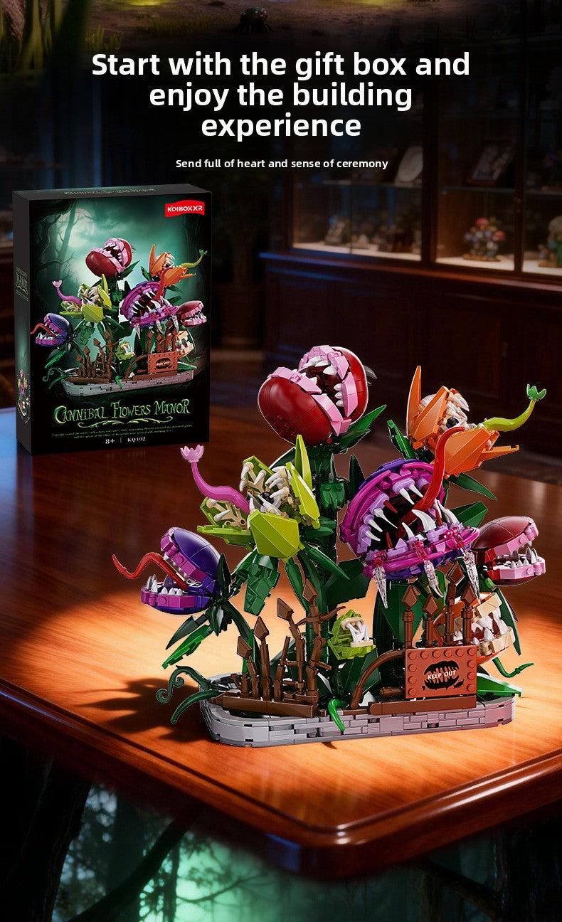 Carnivorous Flowers Manor Building Blocks