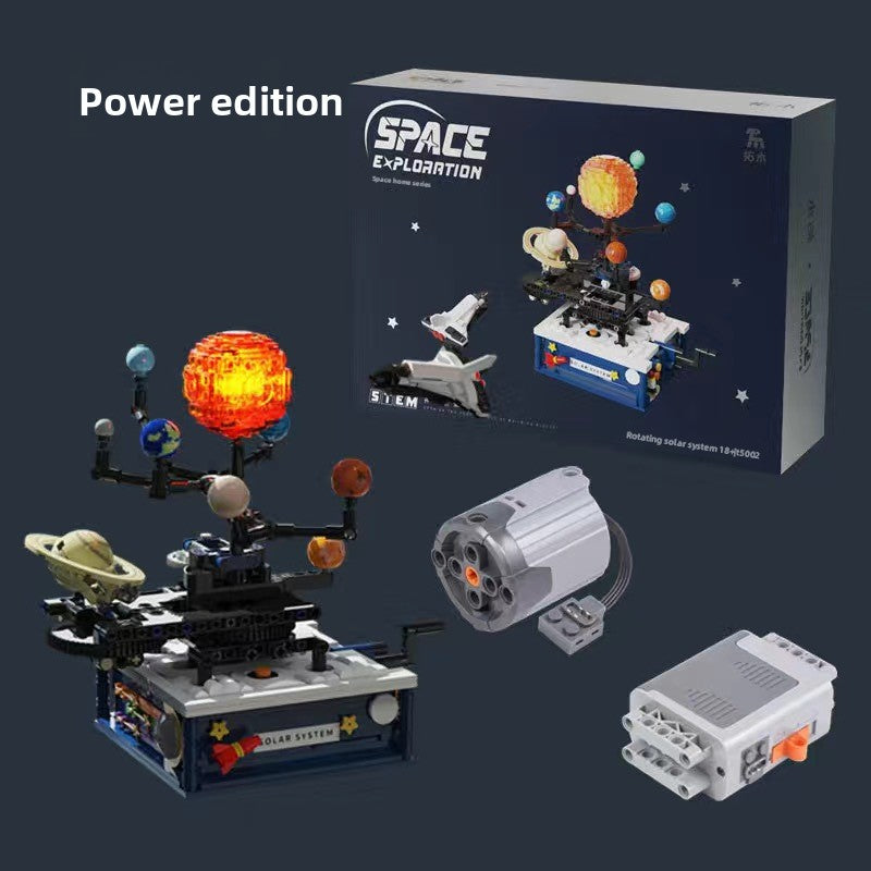 Rotating Solar System Building Blocks