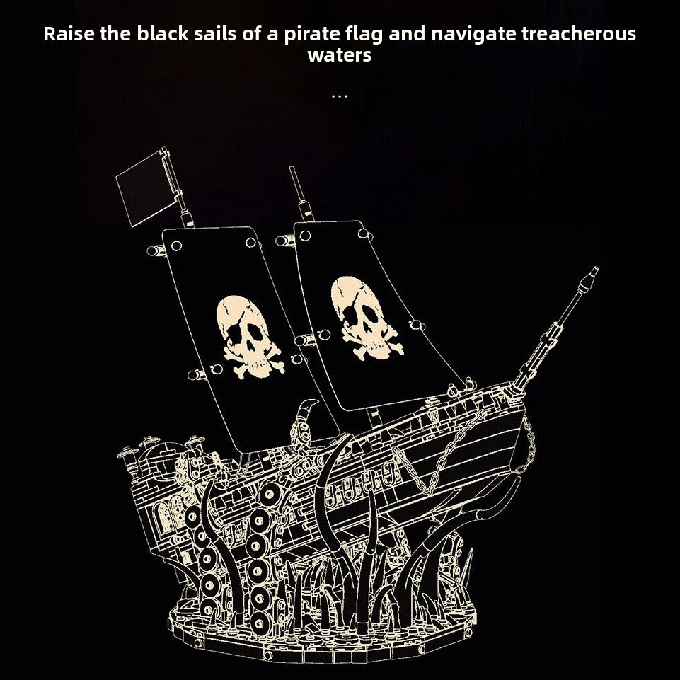 Tentacle Pirate Ship Building Blocks