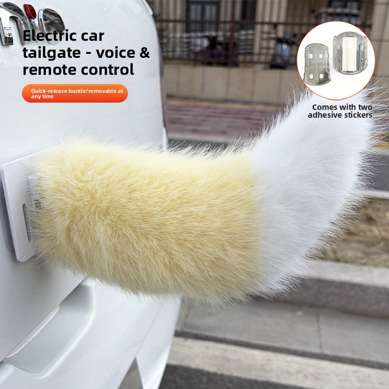 Wagging Car Tail Decoration with Voice & Remote Control