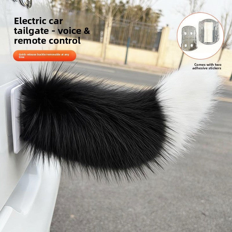 Wagging Car Tail Decoration with Voice & Remote Control