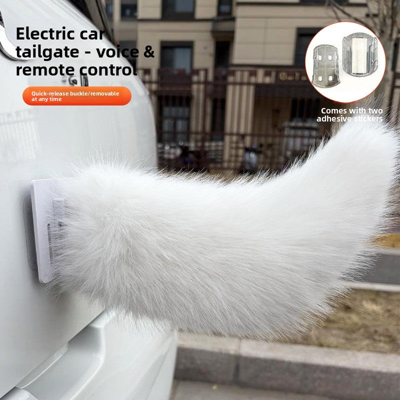 Wagging Car Tail Decoration with Voice & Remote Control