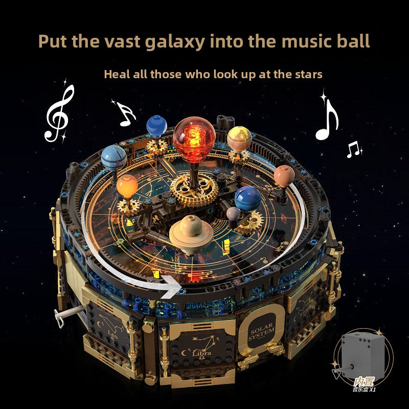 Electric Solar System Music Box Building Blocks