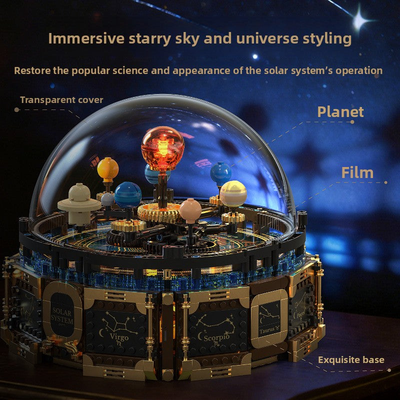 Electric Solar System Music Box Building Blocks